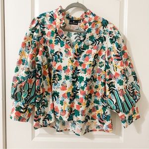 Emily Lovelock Cactus Blouse